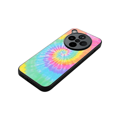 Rainbow stylish phone case for oppo find x8 | glossy glass and slim fit