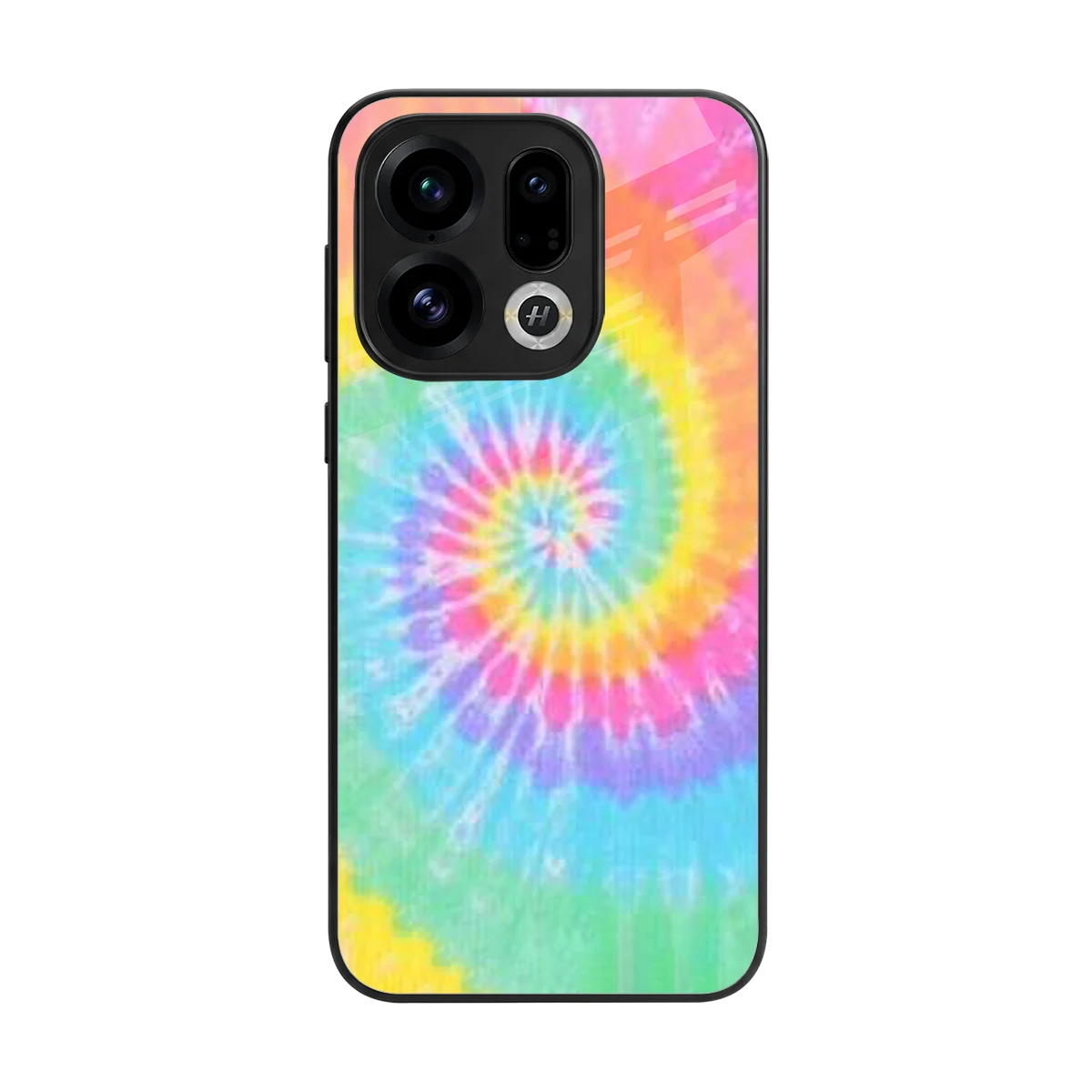 Rainbow back phone cover | glass case for oppo find x9