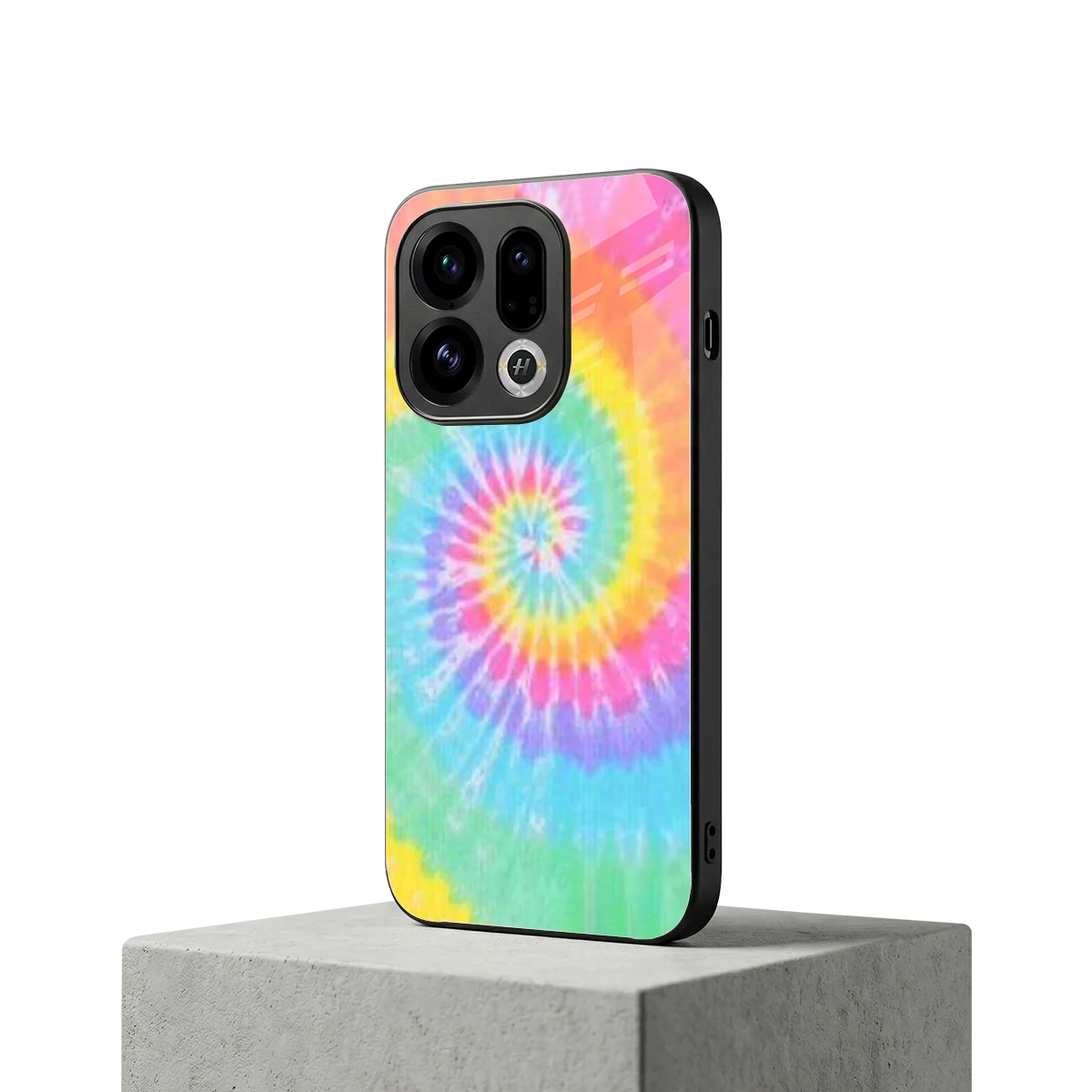 Rainbow oppo find x9 mobile cover | shockproof glass phone case