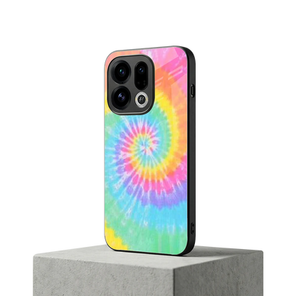 Rainbow oppo find x9 mobile cover | shockproof glass phone case