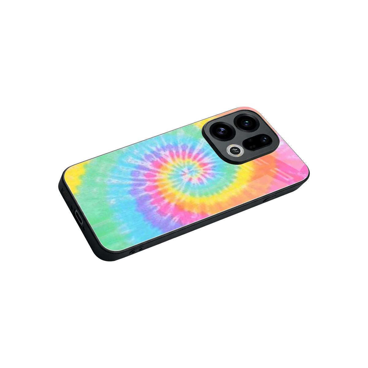 Rainbow stylish phone case for oppo find x9 | glossy glass and slim fit