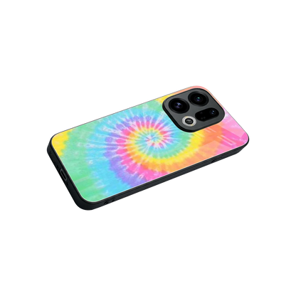 Rainbow stylish phone case for oppo find x9 | glossy glass and slim fit