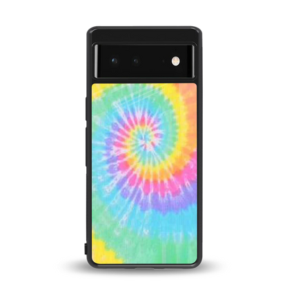 Rainbow back phone cover | glass case for google pixel 6a