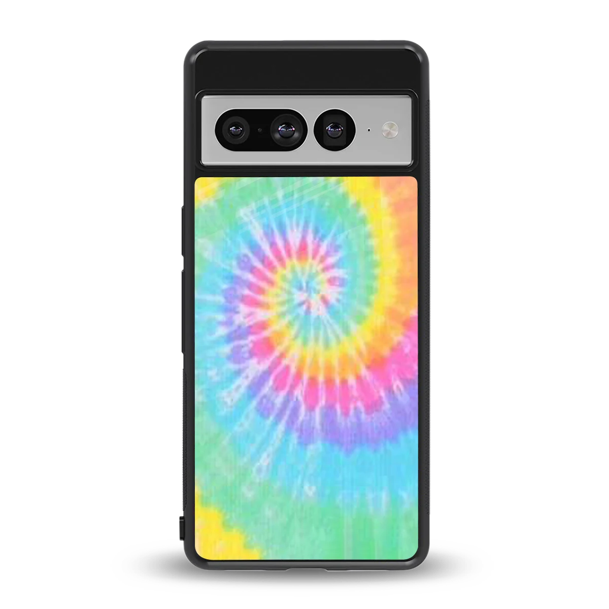 Rainbow back phone cover | glass case for google pixel 7 pro