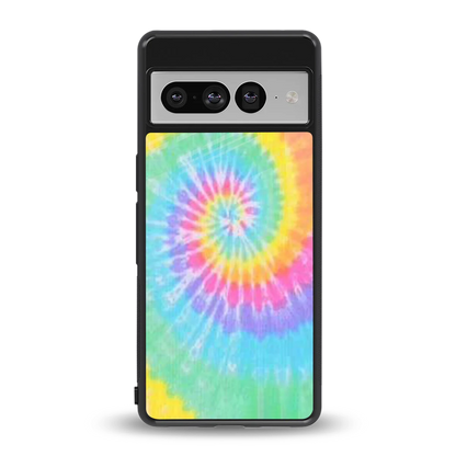Rainbow back phone cover | glass case for google pixel 7 pro