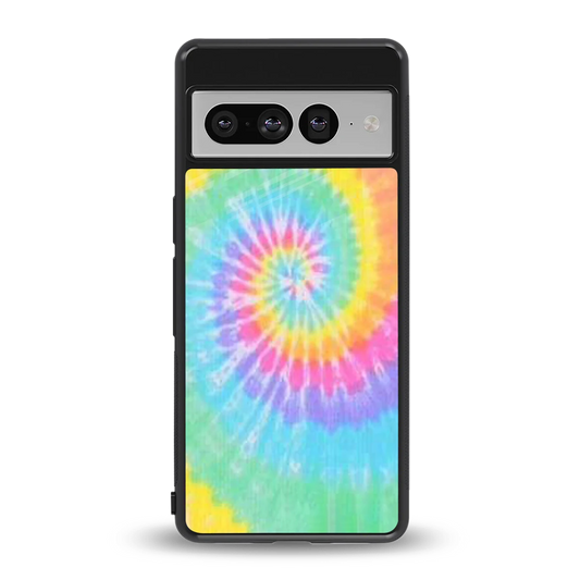 Rainbow back phone cover | glass case for google pixel 7 pro