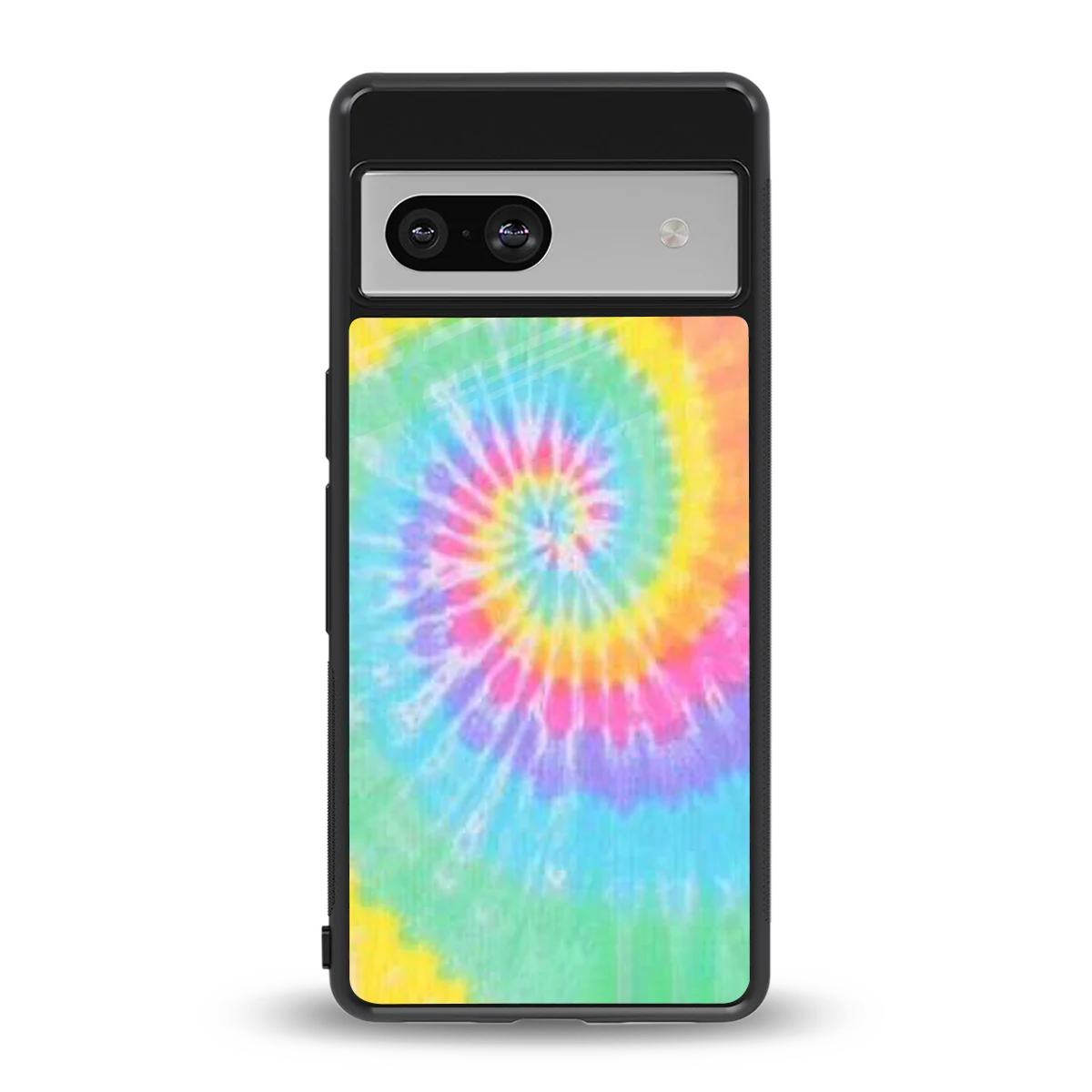 Rainbow back phone cover | glass case for google pixel 7a
