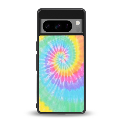 Rainbow back phone cover | glass case for google pixel 8 pro