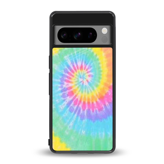 Rainbow back phone cover | glass case for google pixel 8 pro