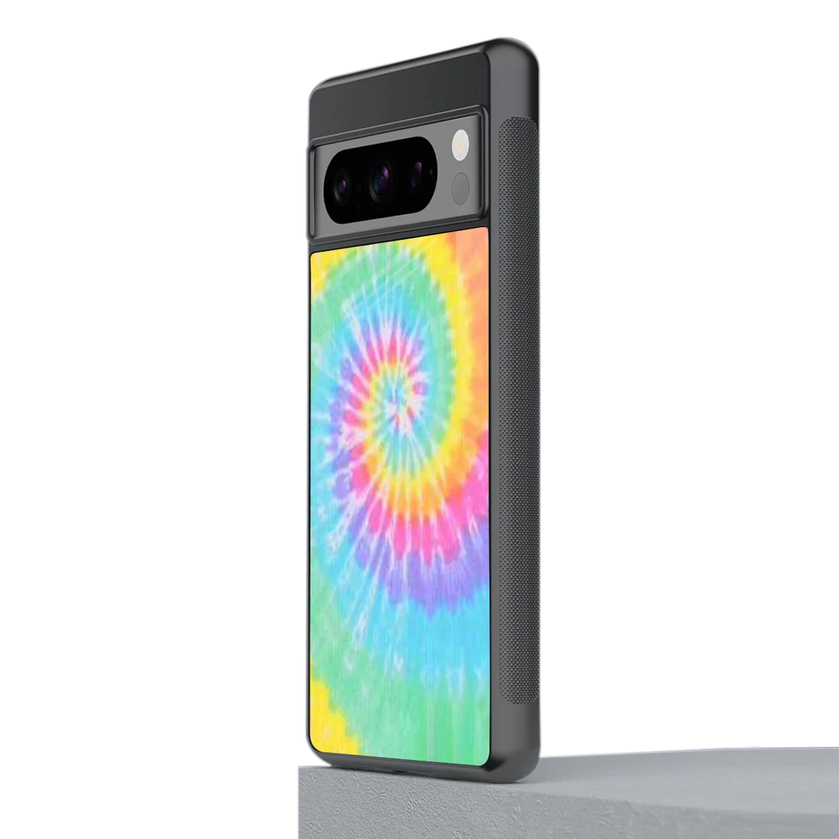 Rainbow stylish phone case for google pixel 8 pro | glossy glass and slim fit