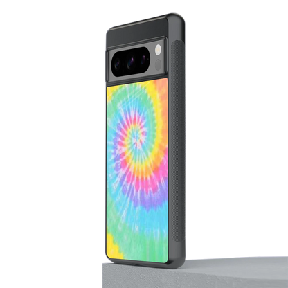Rainbow stylish phone case for google pixel 8 pro | glossy glass and slim fit