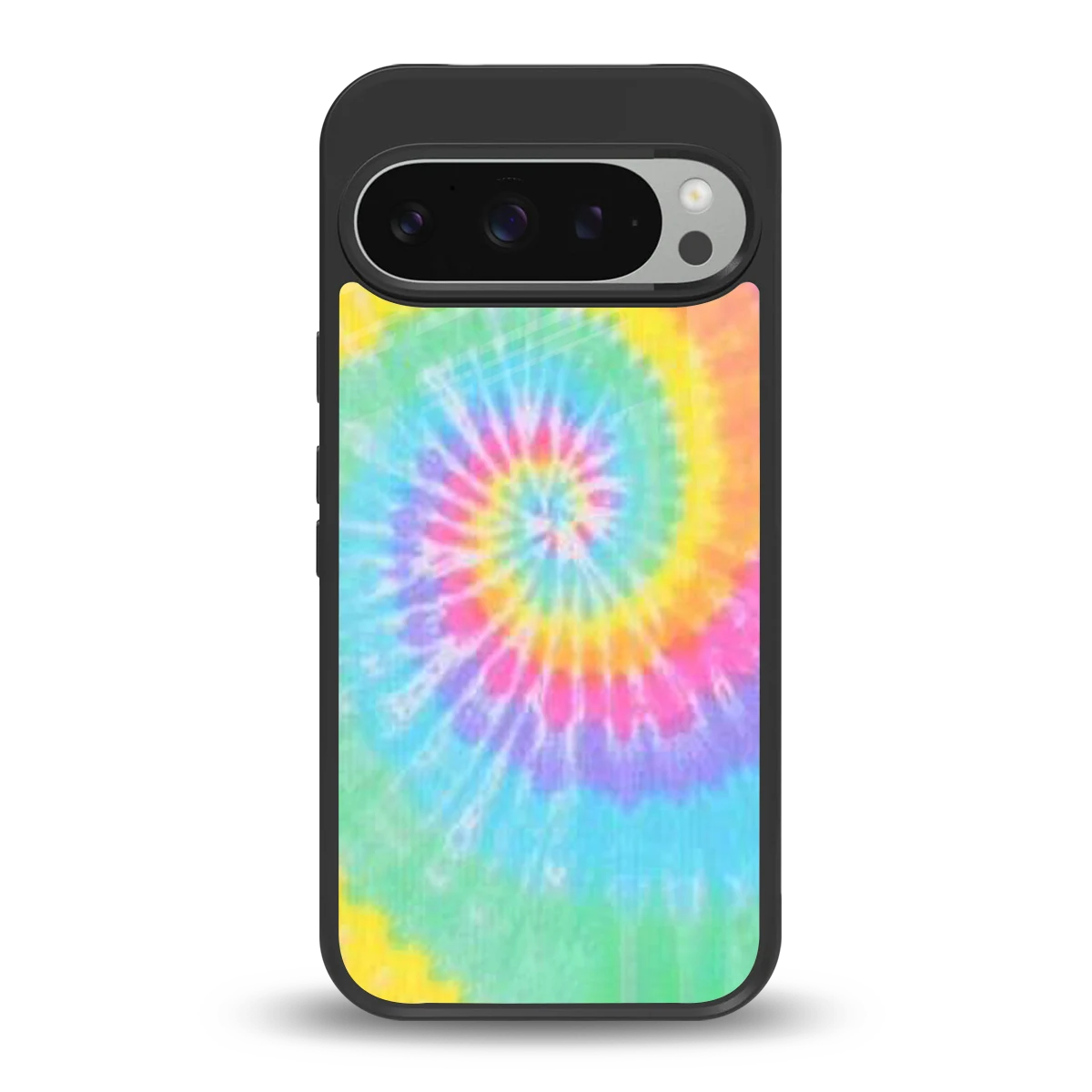 Rainbow back phone cover | glass case for google pixel 9 pro