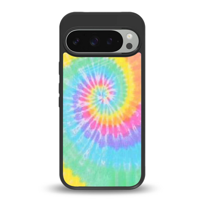 Rainbow back phone cover | glass case for google pixel 9 pro