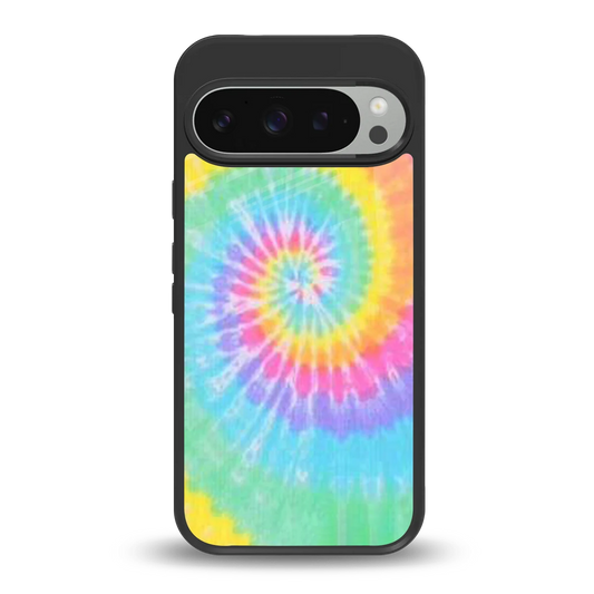 Rainbow back phone cover | glass case for google pixel 9 pro xl