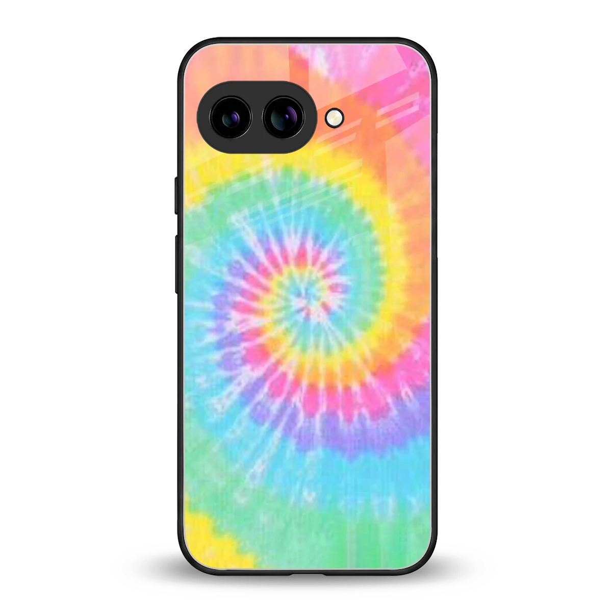 Rainbow back phone cover | glass case for google pixel 10a