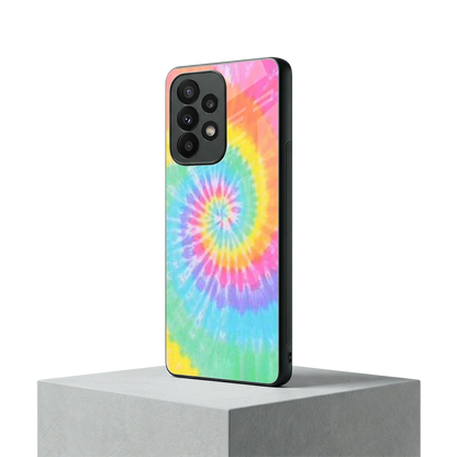 Rainbow samsung galaxy a23 mobile cover | shockproof glass phone case