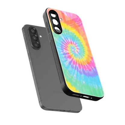 Rainbow sleek samsung galaxy a36 5g cover with tempered glass back and TPU edges