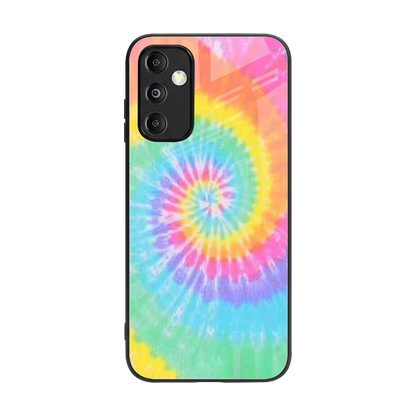 Rainbow back phone cover | glass case for samsung galaxy m14 5g
