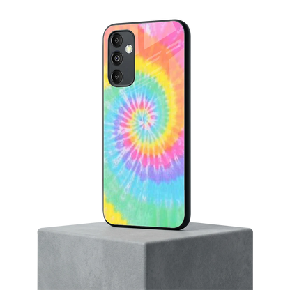 Rainbow samsung galaxy m14 5g mobile cover | shockproof glass phone case