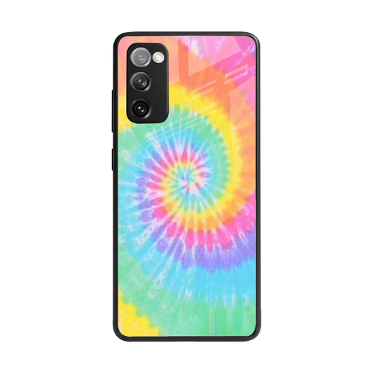 Rainbow back phone cover | glass case for samsung galaxy s20 fe