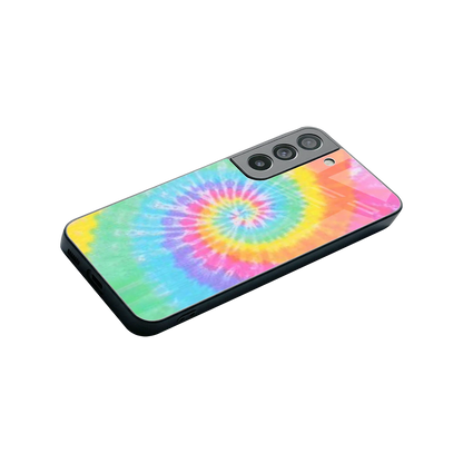 Rainbow stylish phone case for samsung galaxy s22 | glossy glass and slim fit