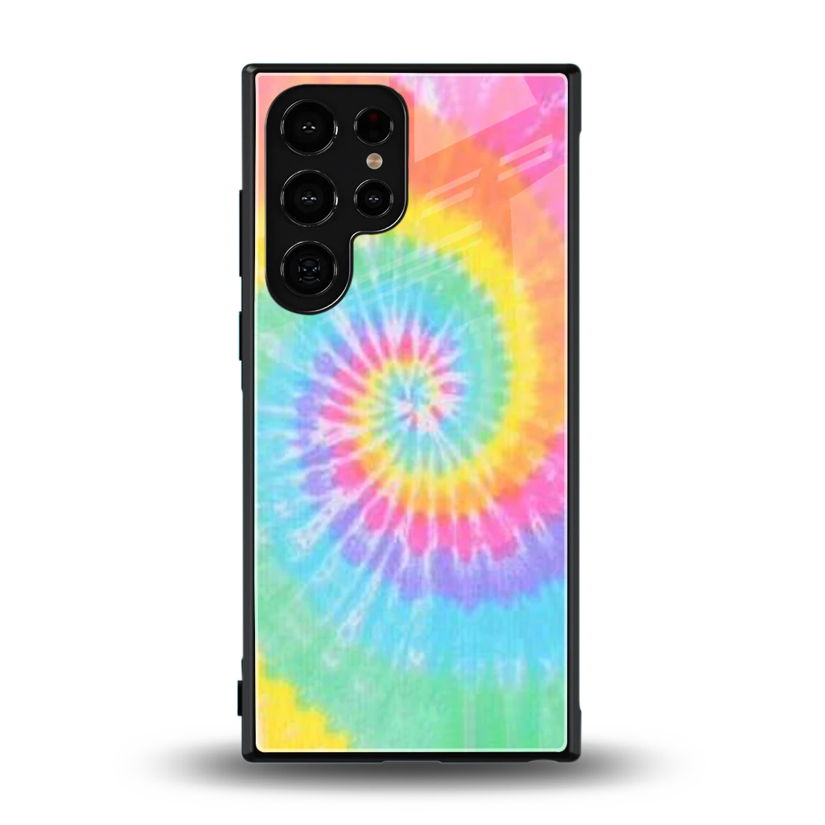 Rainbow back phone cover | glass case for samsung galaxy s24 ultra