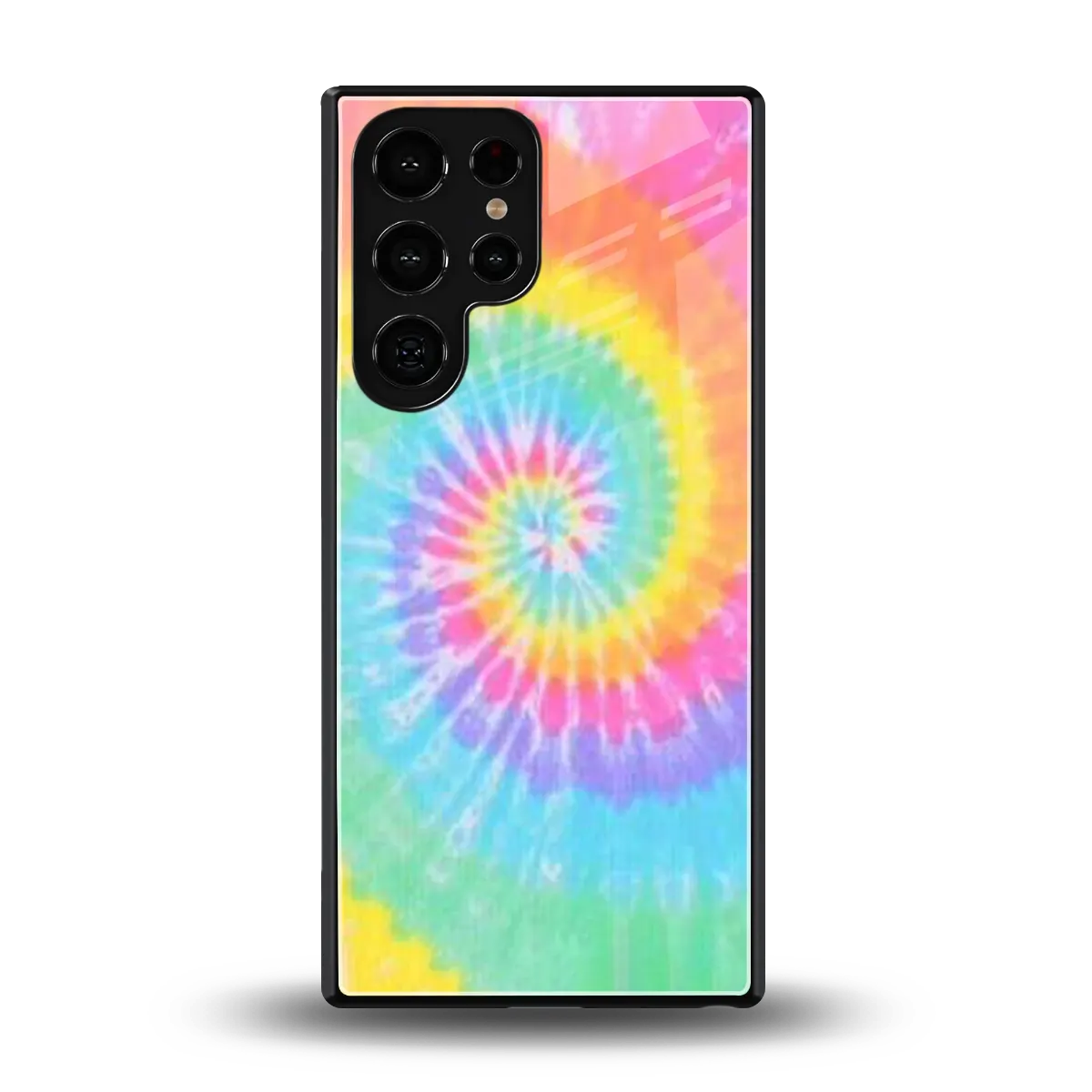 Rainbow back phone cover | glass case for samsung galaxy s25 ultra