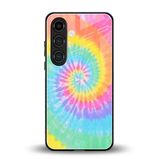 Rainbow back phone cover | glass case for samsung galaxy s23 fe