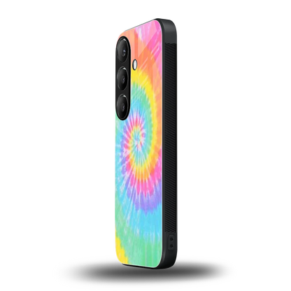 Rainbow samsung galaxy s24 mobile cover | shockproof glass phone case