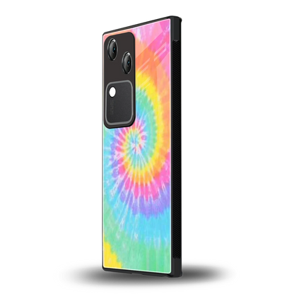 Rainbow vivo v30 mobile cover | shockproof glass phone case