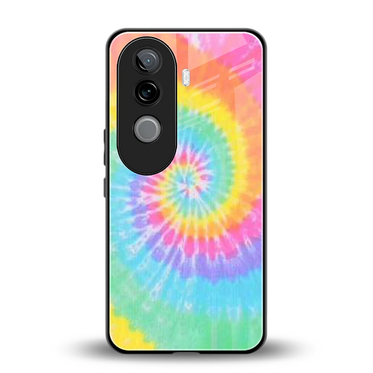 Rainbow back phone cover | glass case for vivo v40e