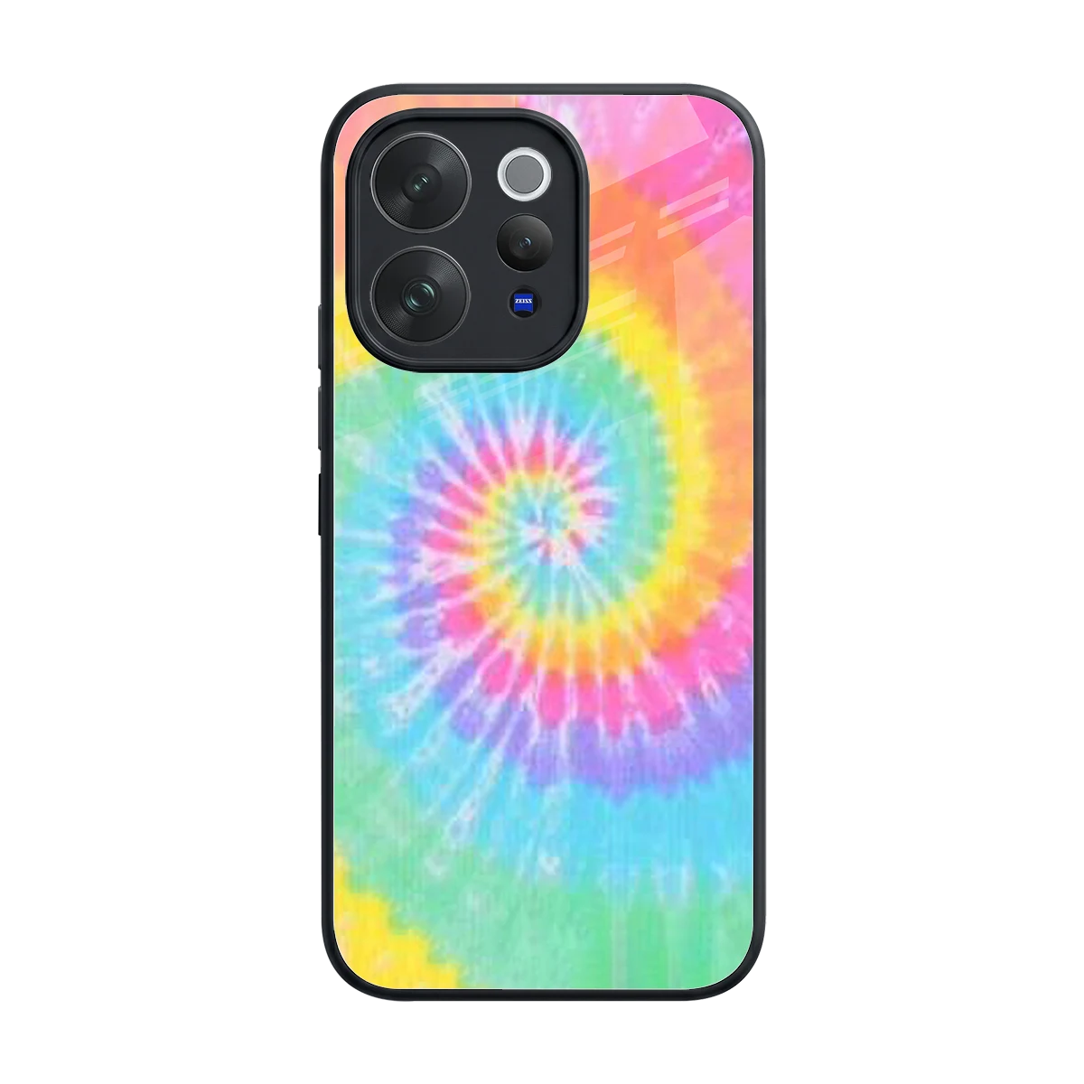 Rainbow back phone cover | glass case for vivo v70