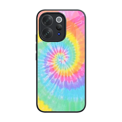 Rainbow back phone cover | glass case for vivo v70