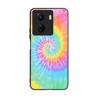 Rainbow back phone cover | glass case for vivo y16