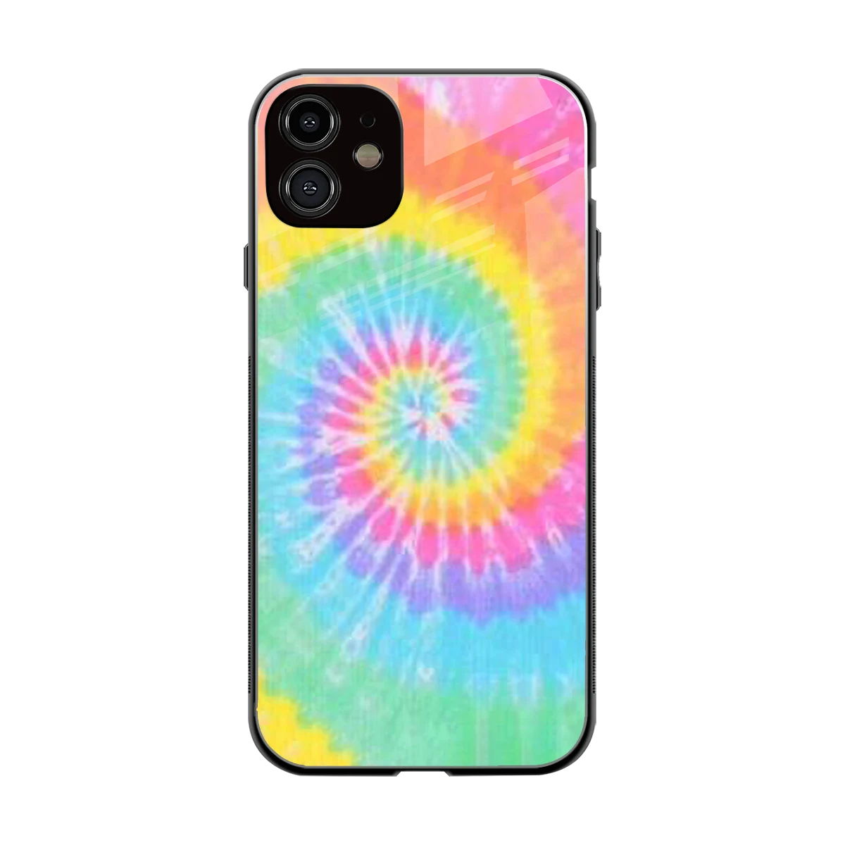 Rainbow back phone cover | glass case for iphone 12