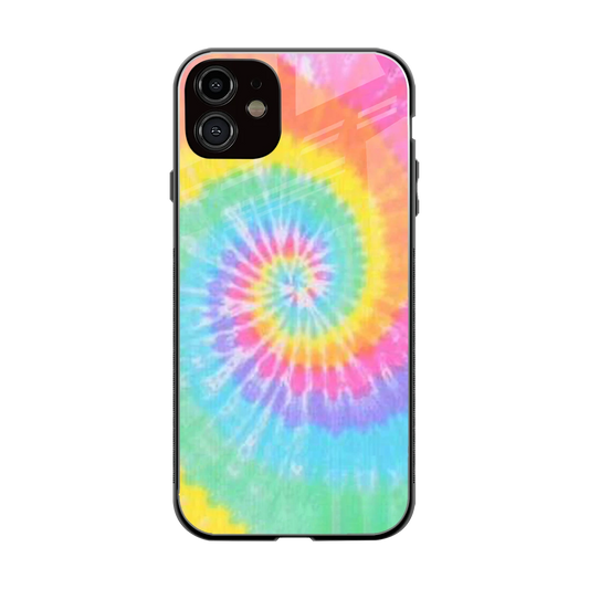Rainbow back phone cover | glass case for iphone 12