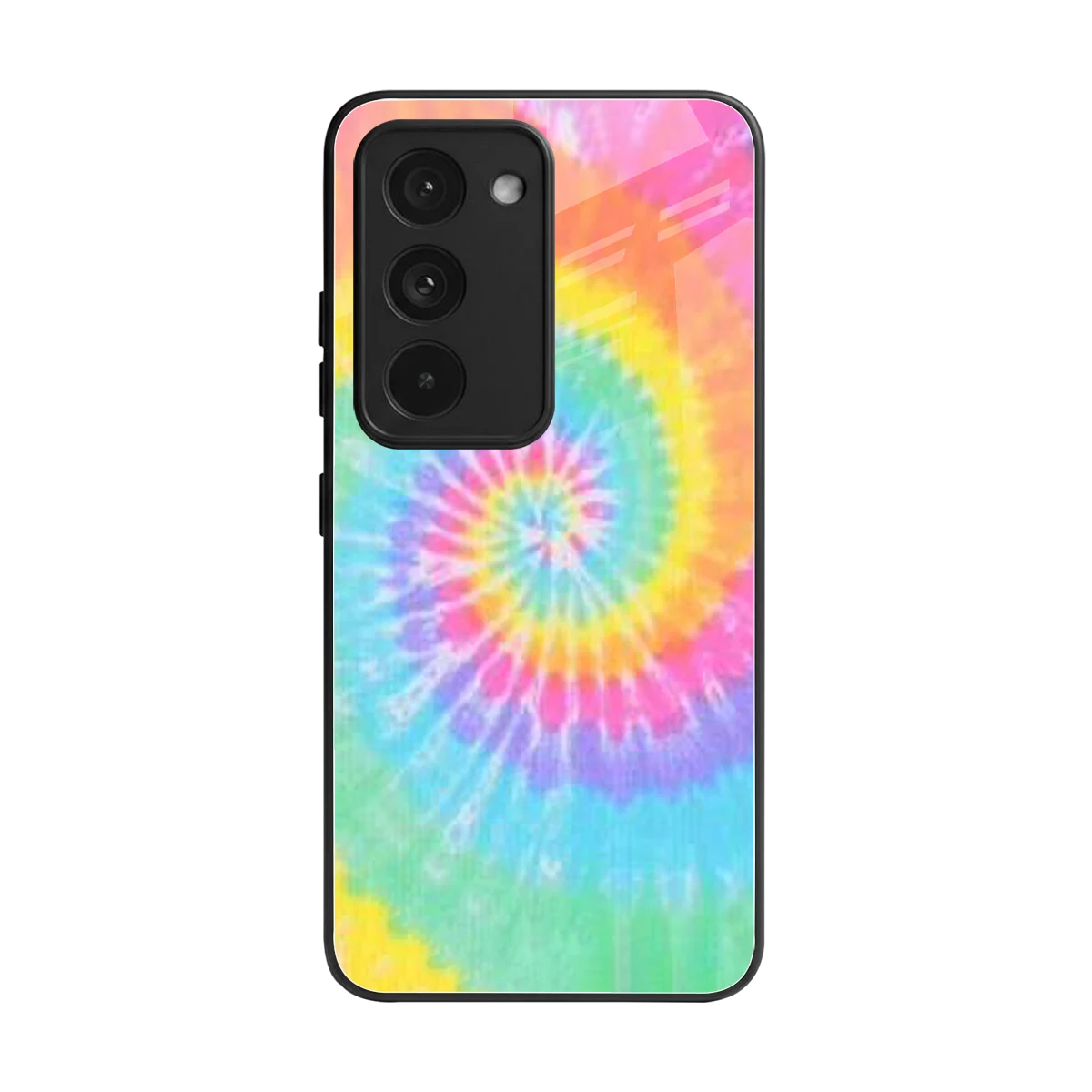 Rainbow back phone cover | glass case for redmi 15 5g