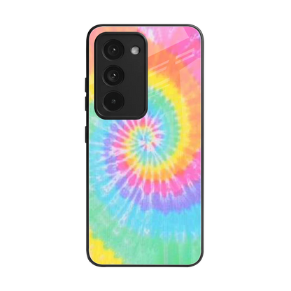 Rainbow back phone cover | glass case for redmi 15 5g