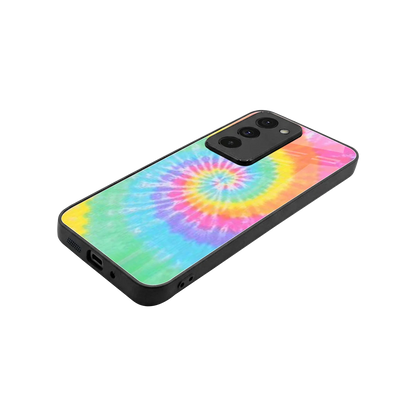 Rainbow stylish phone case for redmi 15 5g | glossy glass and slim fit