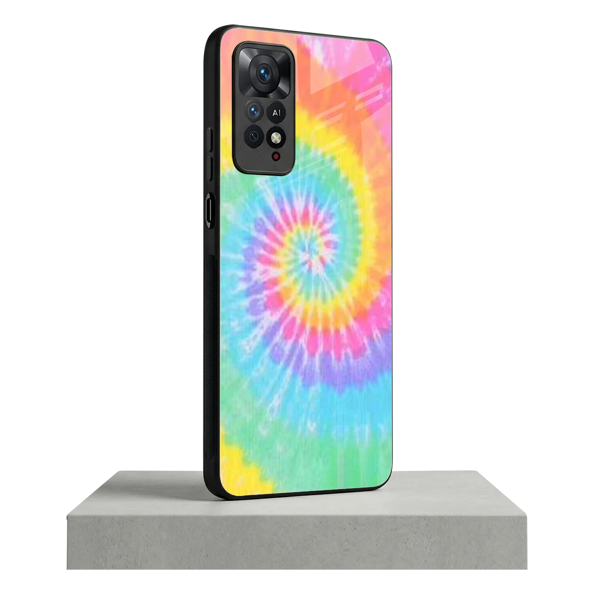 Rainbow redmi note 11 pro mobile cover | shockproof glass phone case