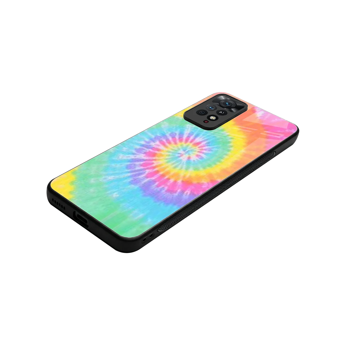 Rainbow stylish phone case for redmi note 11 pro | glossy glass and slim fit
