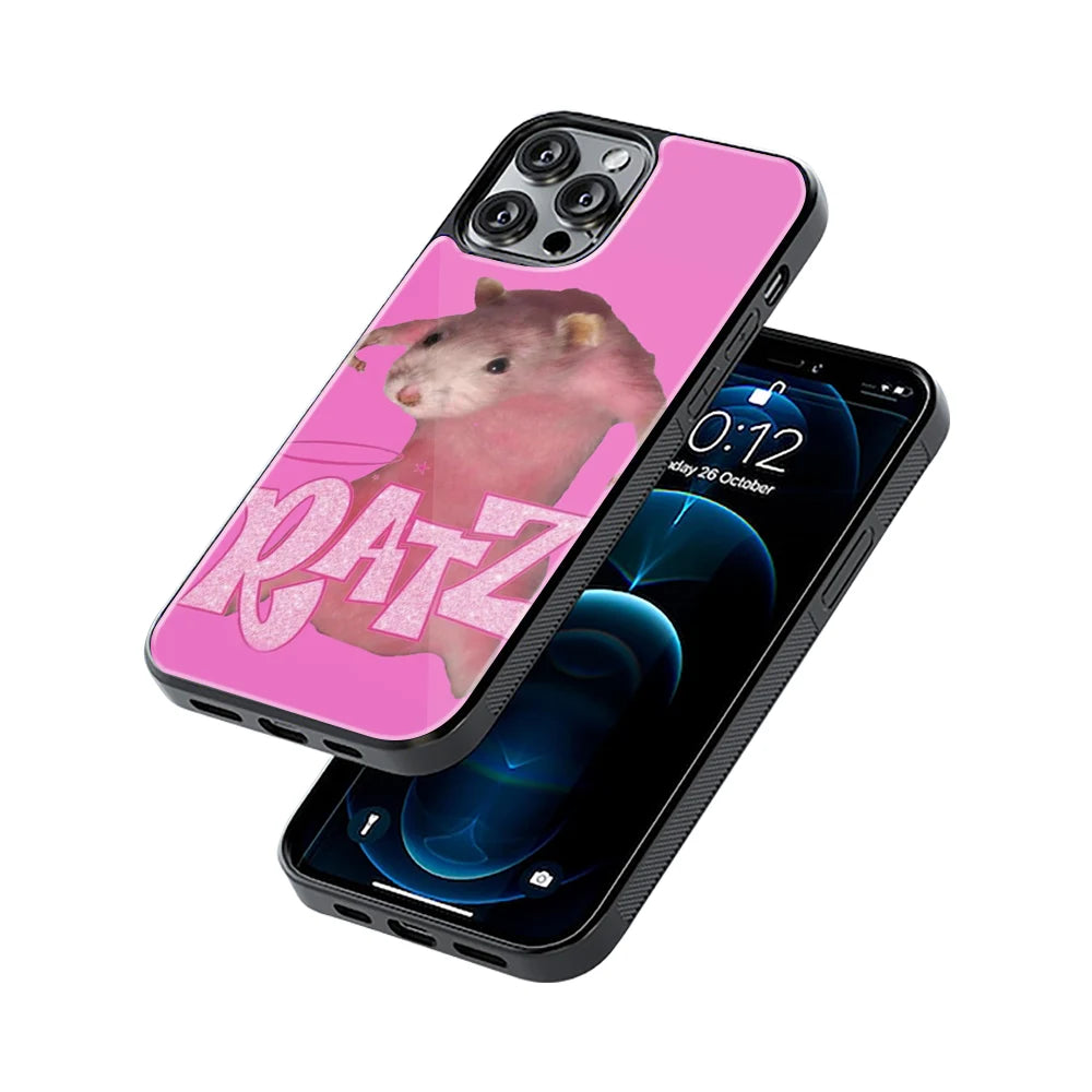 Protective Glass Back Phone Case Compatible with iPhone, Samsung, OnePlus, Pixel & More