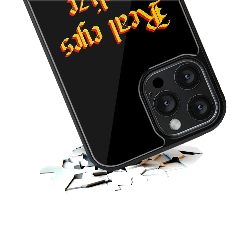 Durable Glass Back Mobile Case for iPhone, Samsung, OnePlus, Google Pixel, Redmi, Vivo, Oppo