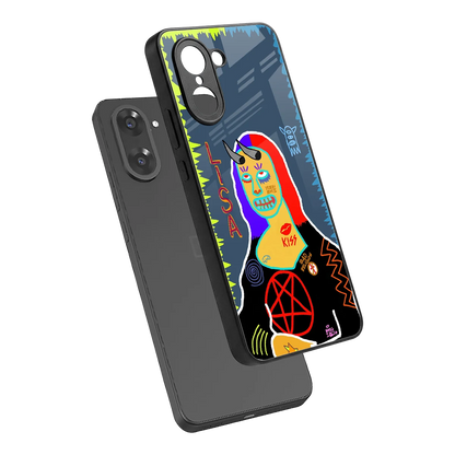 Rebel Lisa sleek oneplus nord ce5 5g cover with tempered glass back and TPU edges