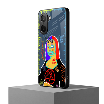 Rebel Lisa oneplus nord ce5 5g mobile cover | shockproof glass phone case