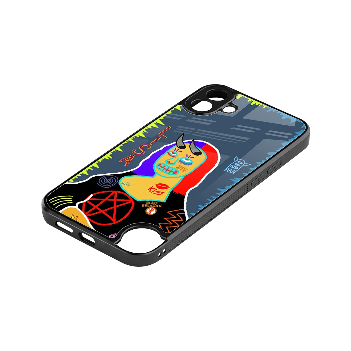 Rebel Lisa stylish phone case for cmf nothing phone 1 | glossy glass and slim fit