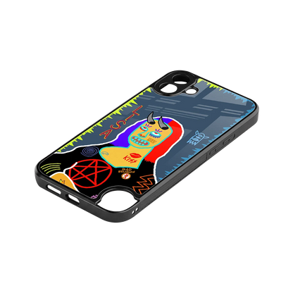Rebel Lisa stylish phone case for cmf nothing phone 1 | glossy glass and slim fit
