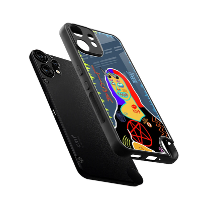Rebel Lisa sleek cmf nothing phone 2 pro cover with tempered glass back and TPU edges