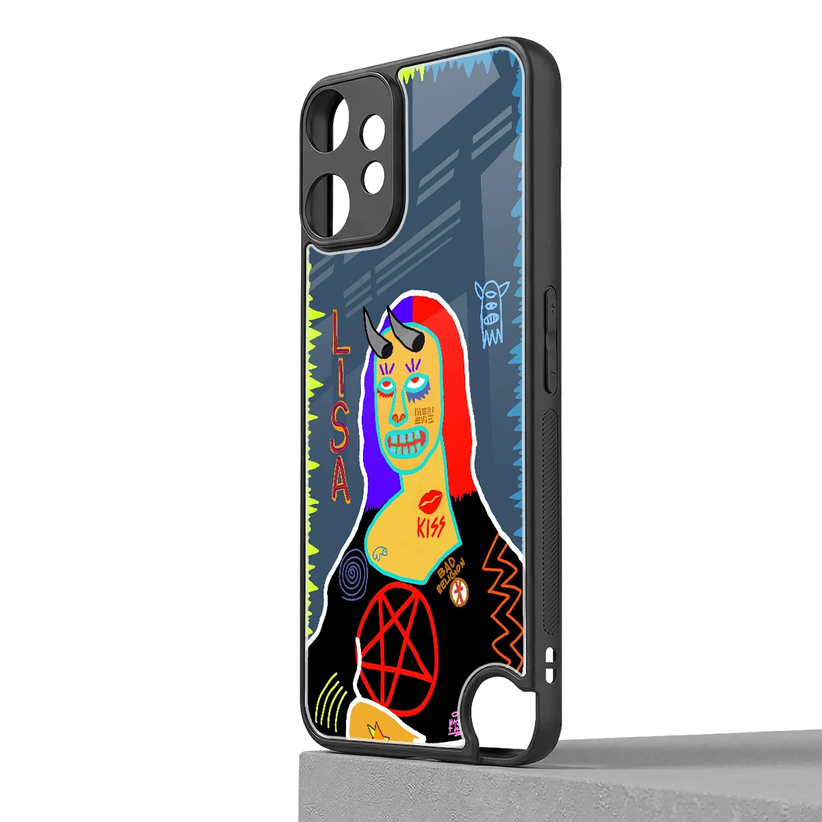 Rebel Lisa cmf nothing phone 2 pro mobile cover | shockproof glass phone case