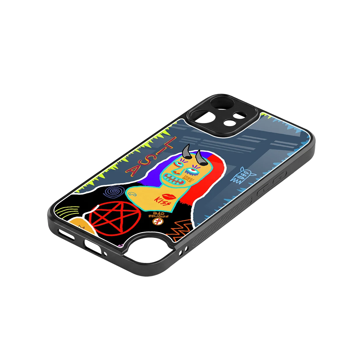 Rebel Lisa stylish phone case for cmf nothing phone 2 pro | glossy glass and slim fit